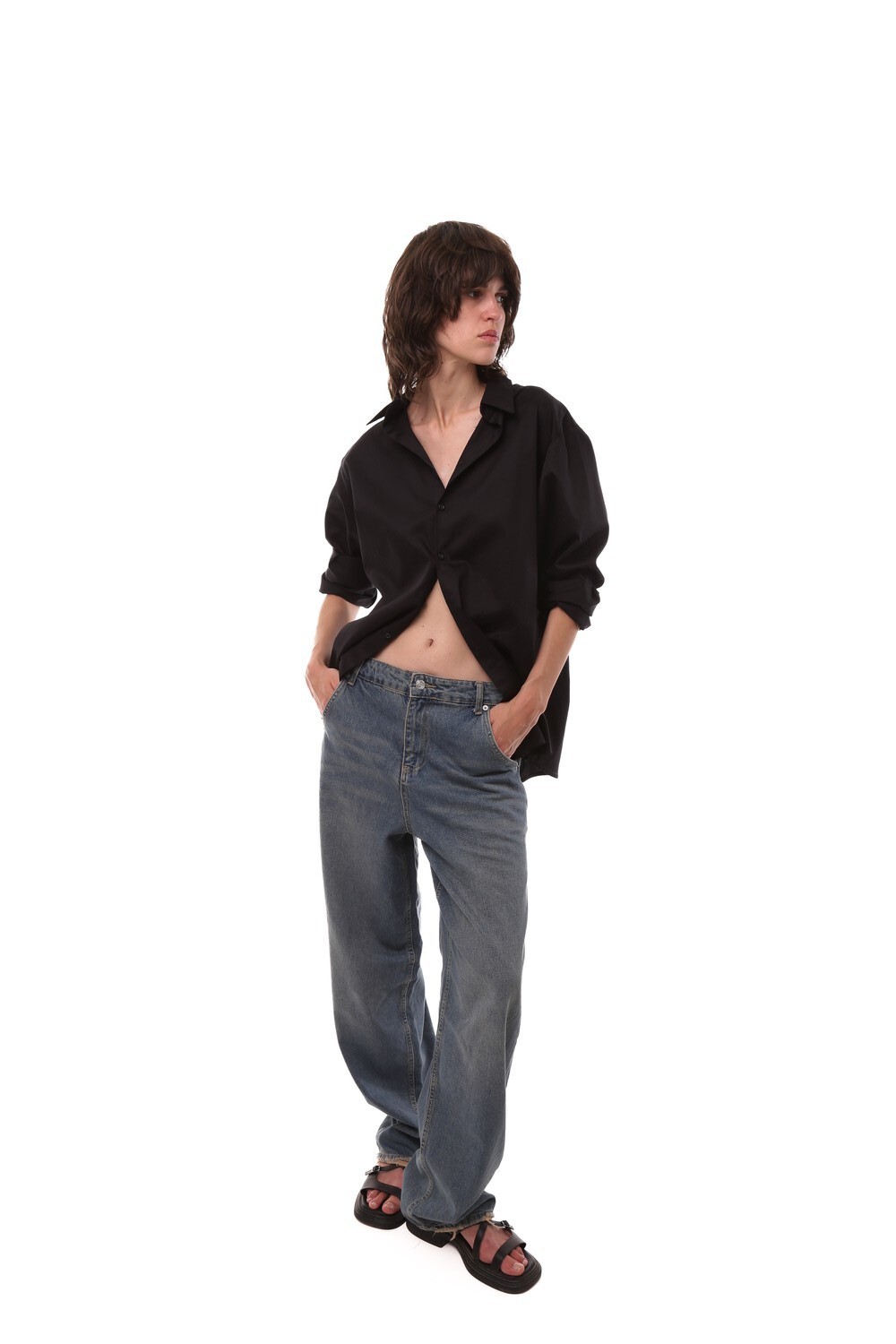 Black shirt oversize