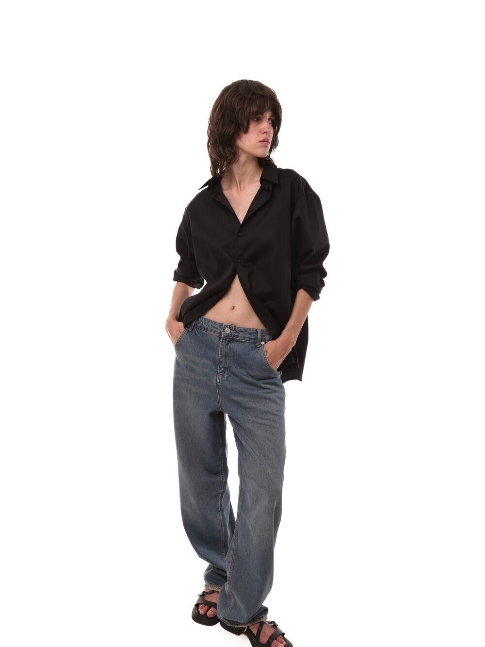 Black shirt oversize