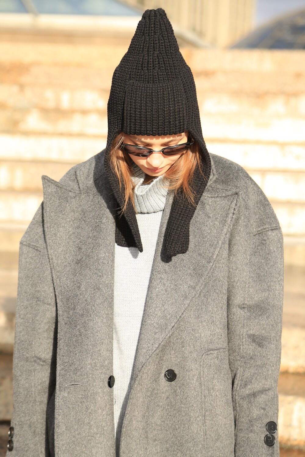 Budyonovka in black color