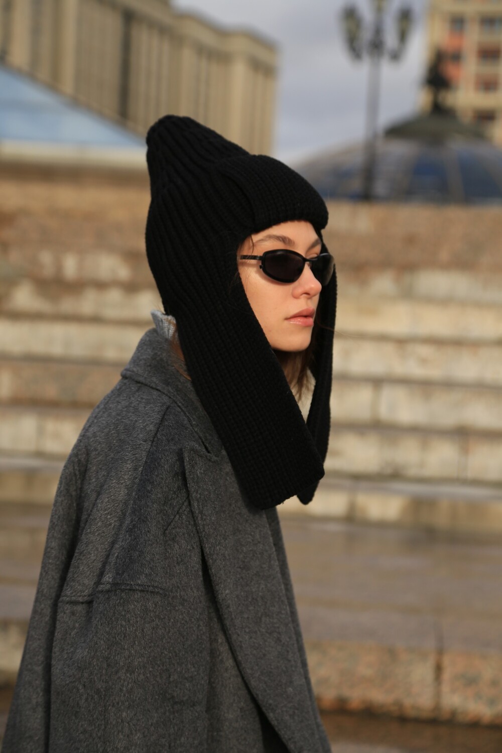 Budyonovka in black color