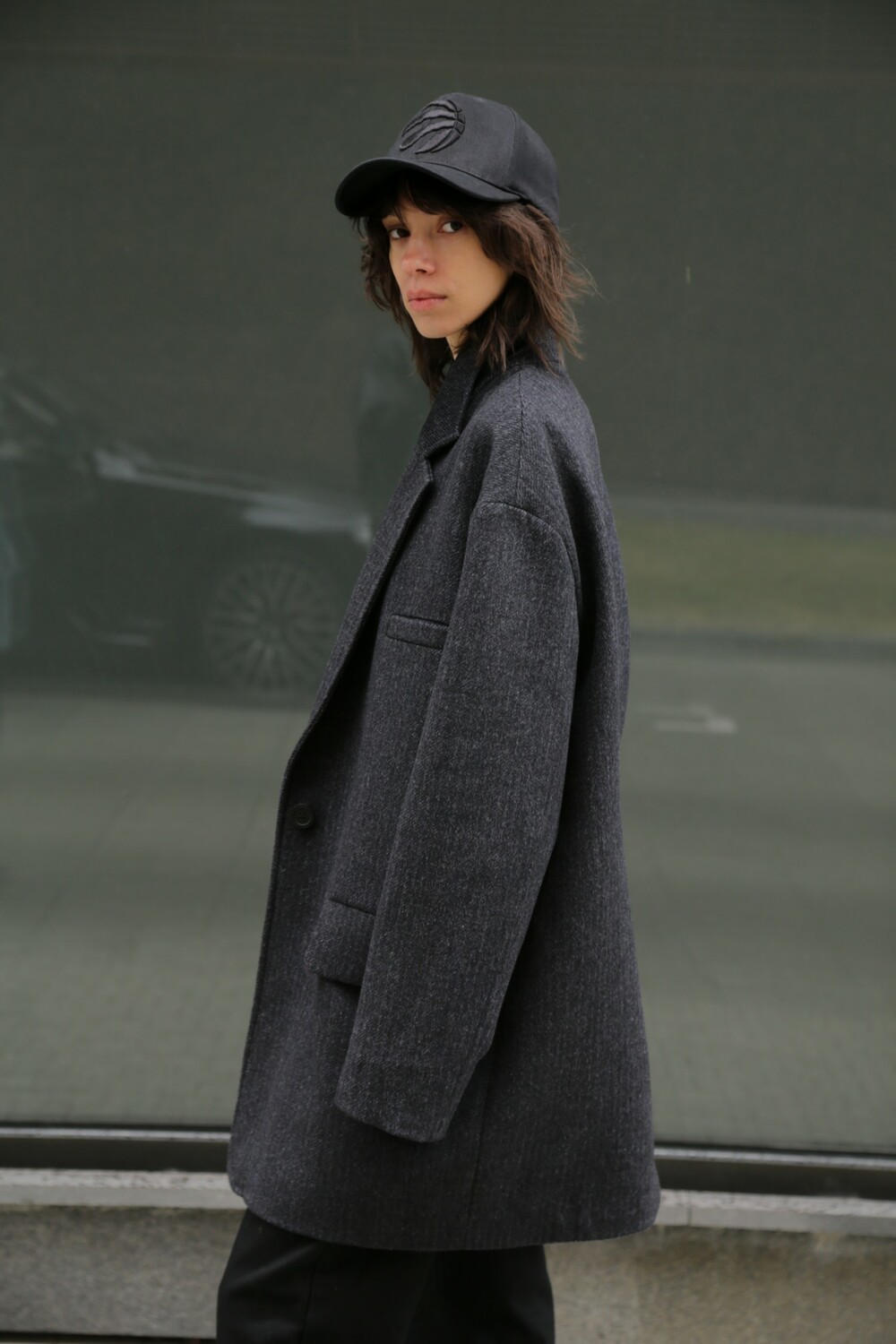 Coat - herringbone jacket