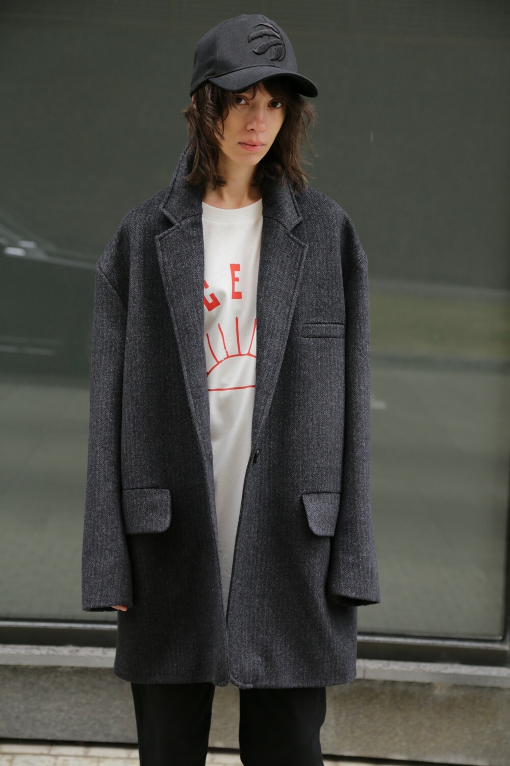 Coat - herringbone jacket