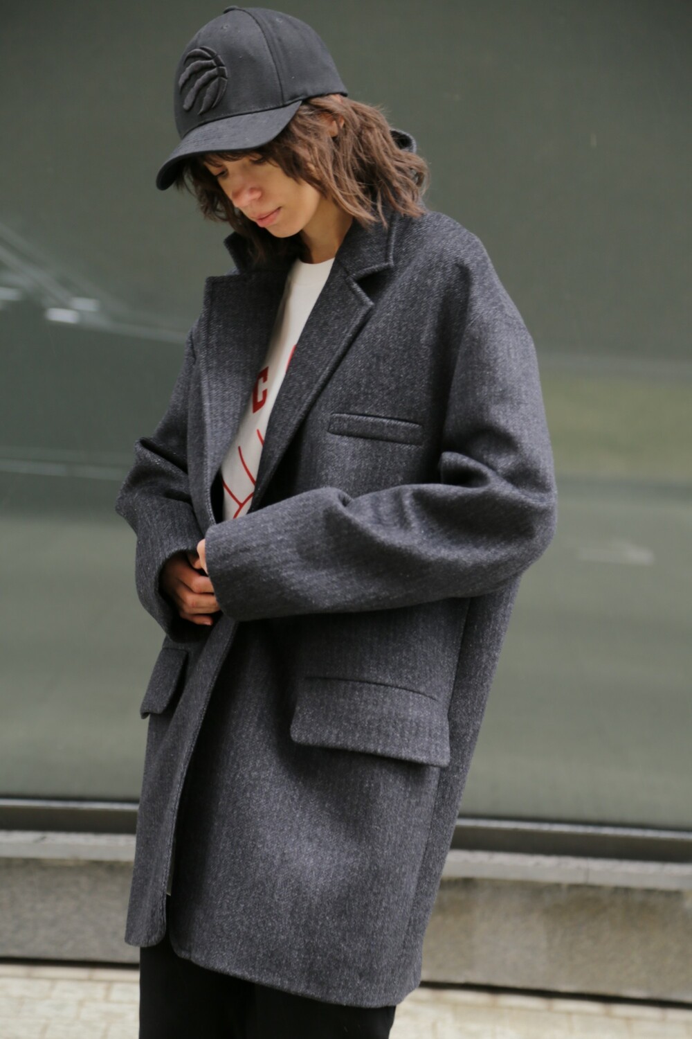 Coat - herringbone jacket
