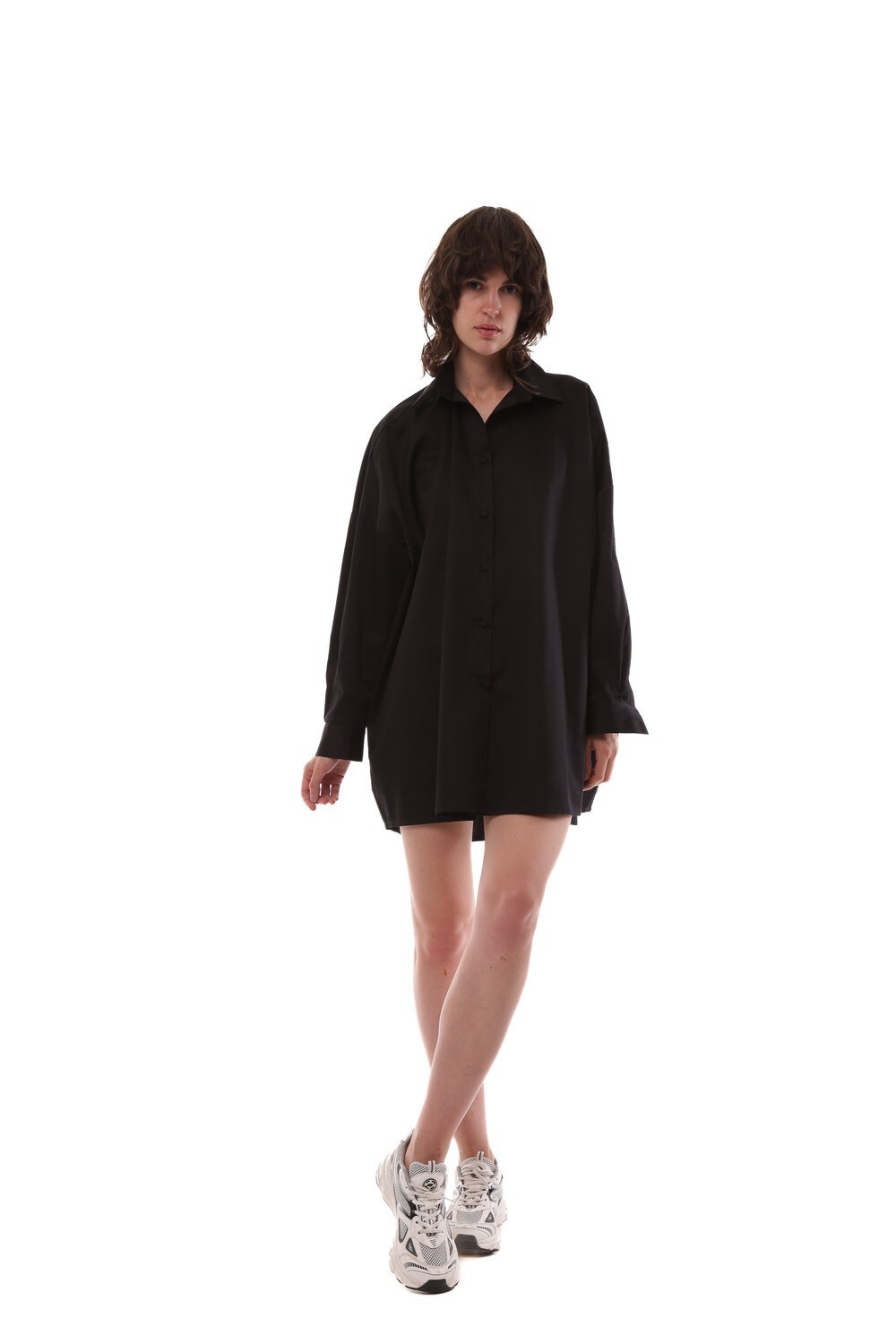 Shirt dress black