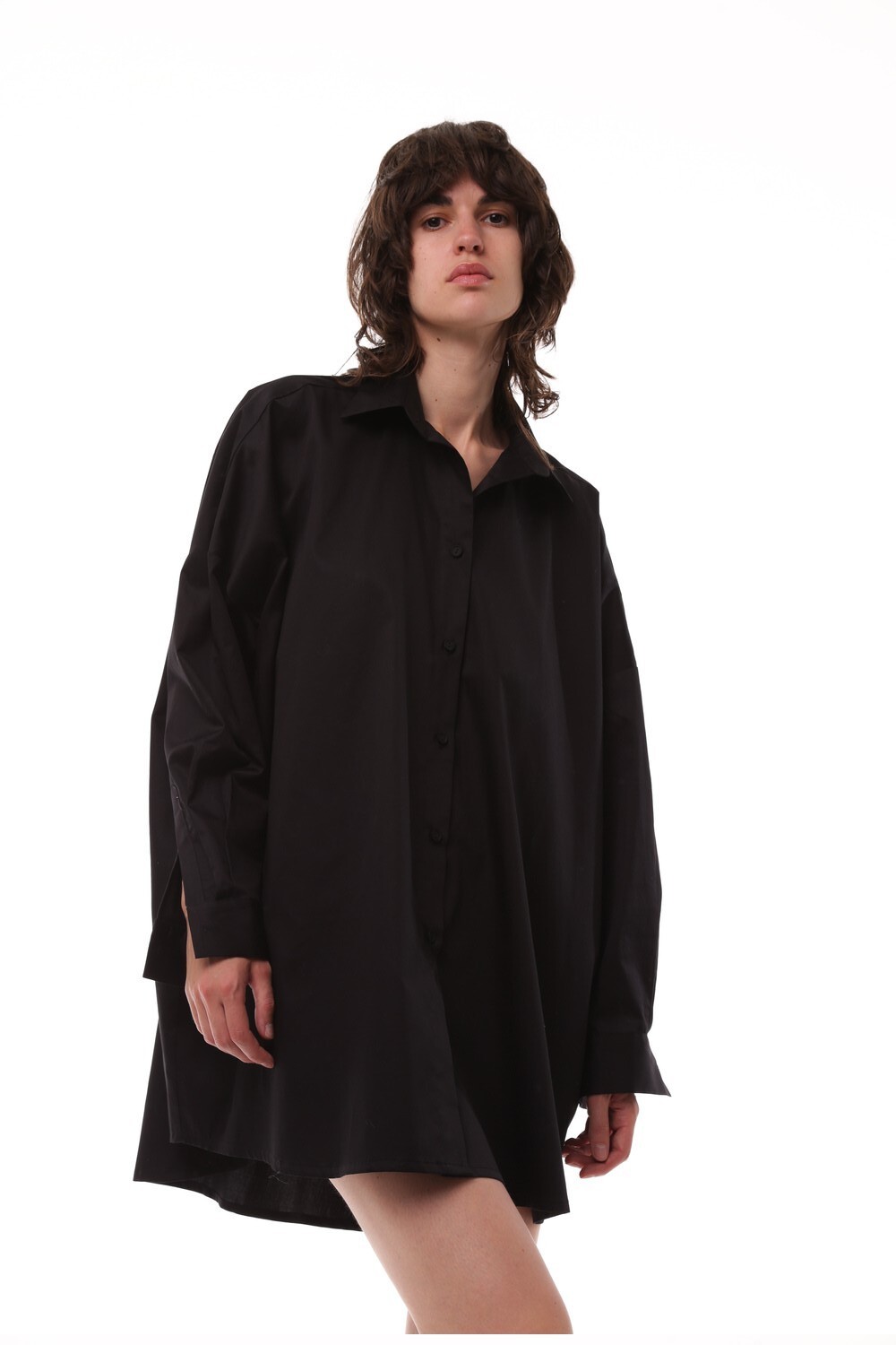 Shirt dress black