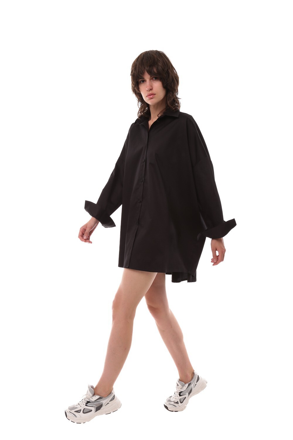Shirt dress black
