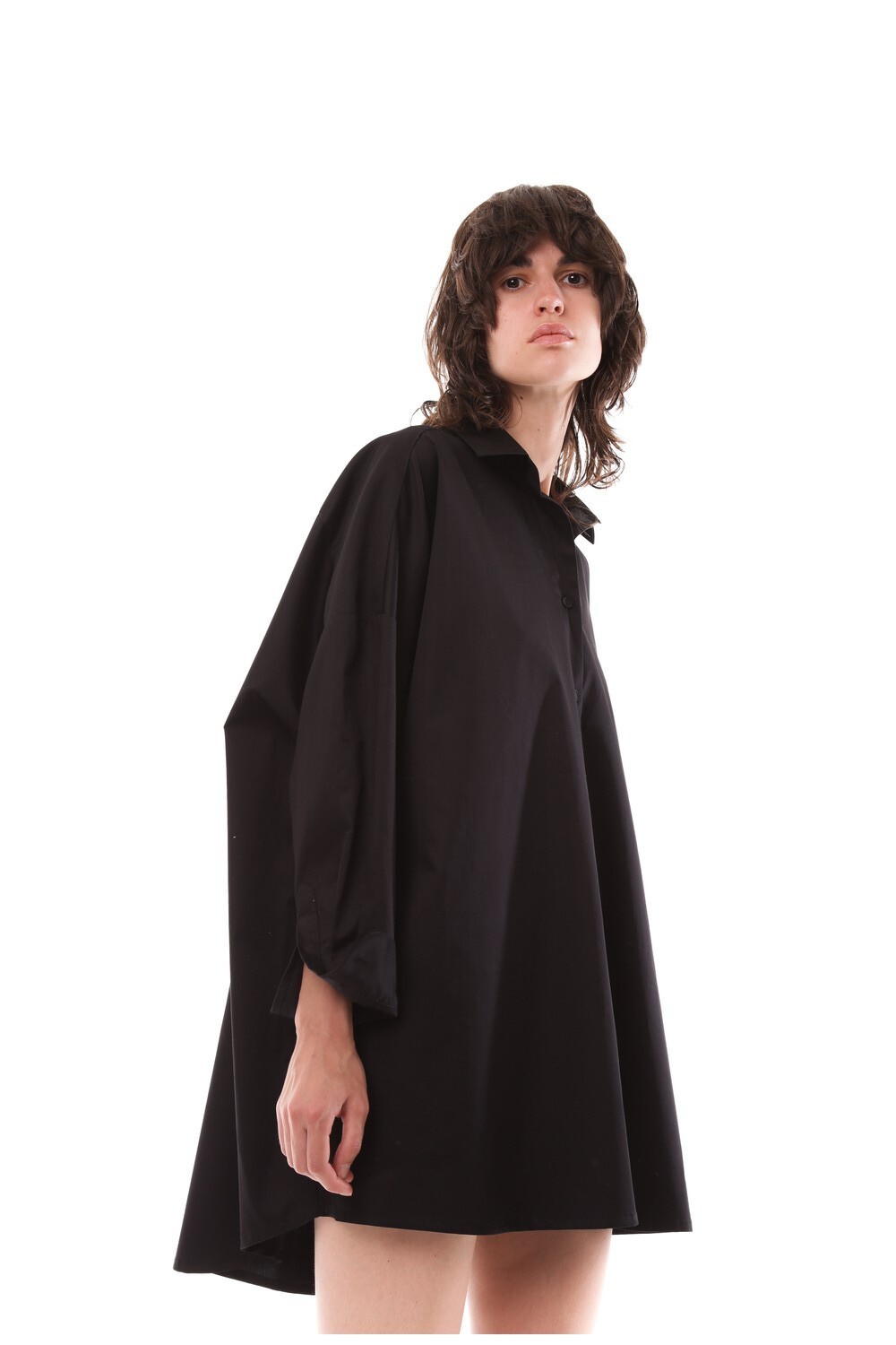 Shirt dress black