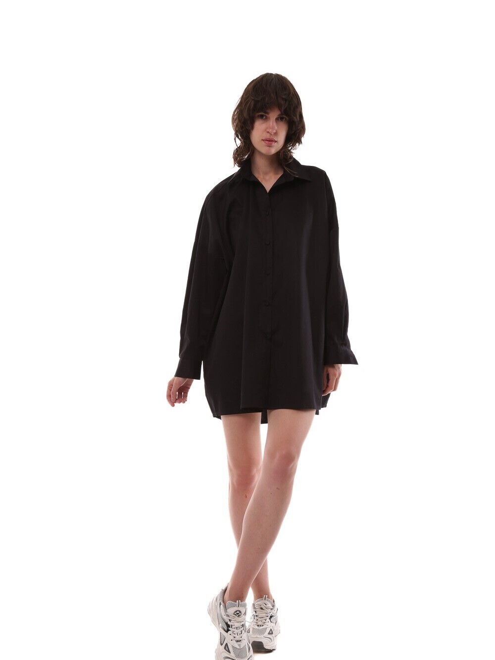 Shirt dress black