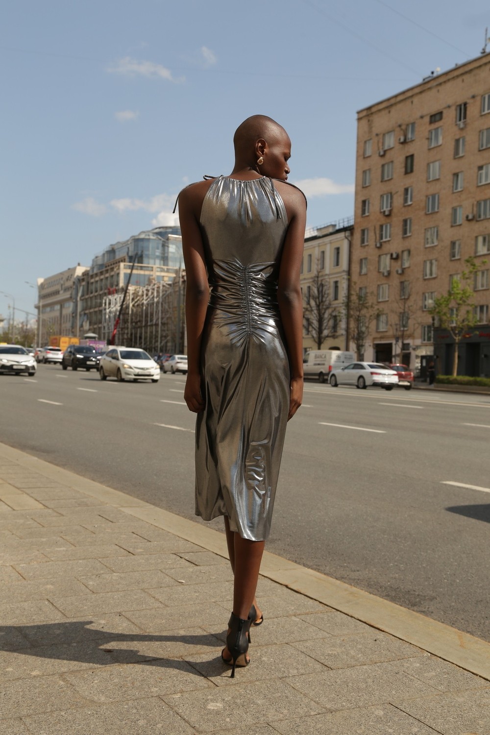 Lemonti dress silver