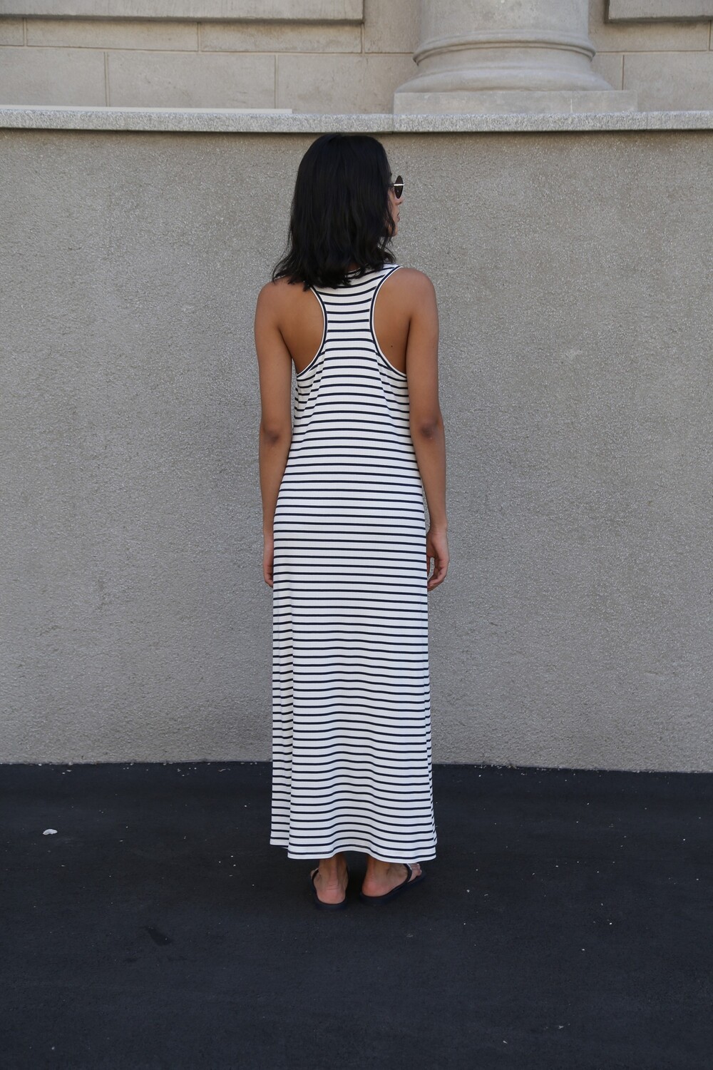 Striped T-shirt dress