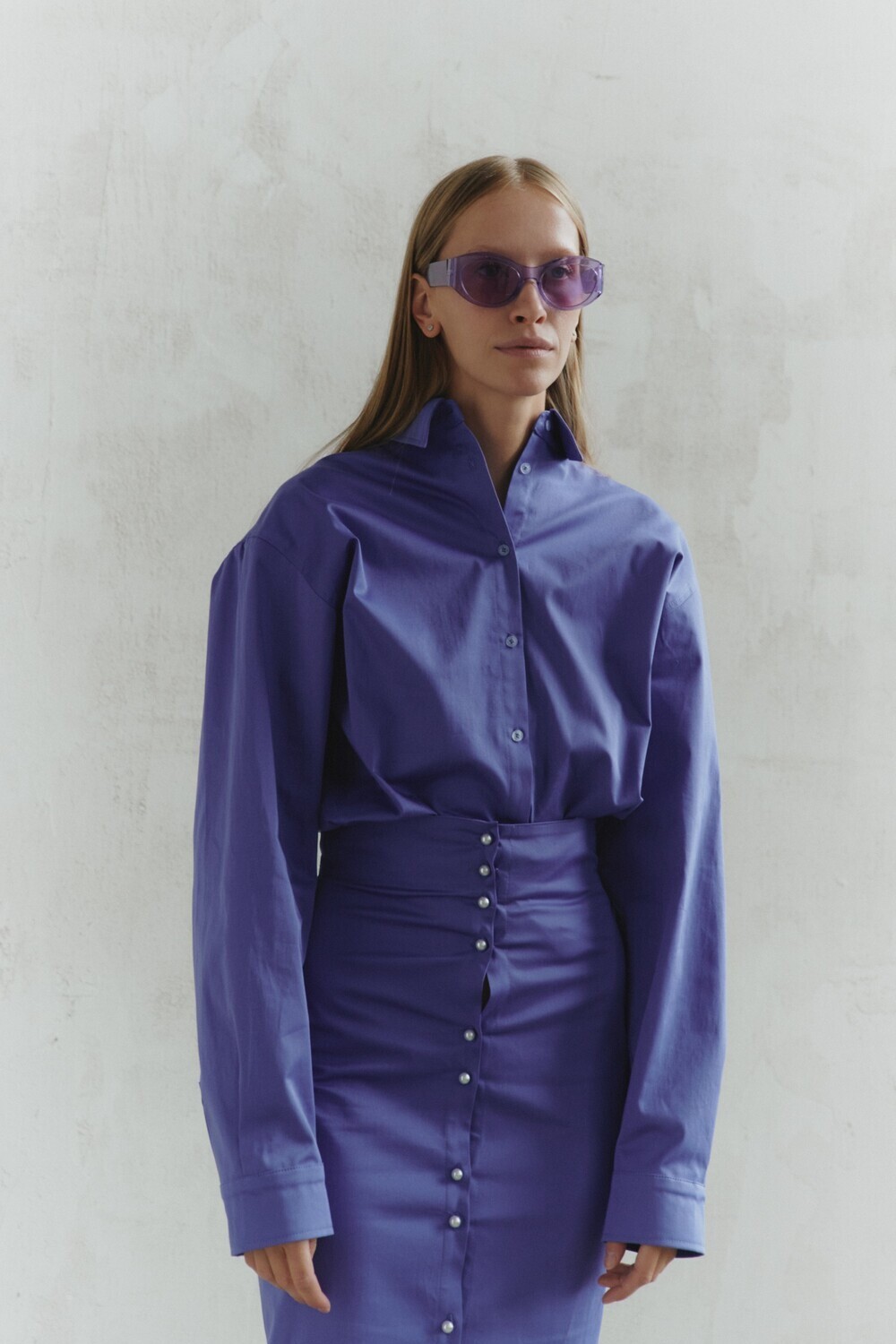 Button down shirt blue