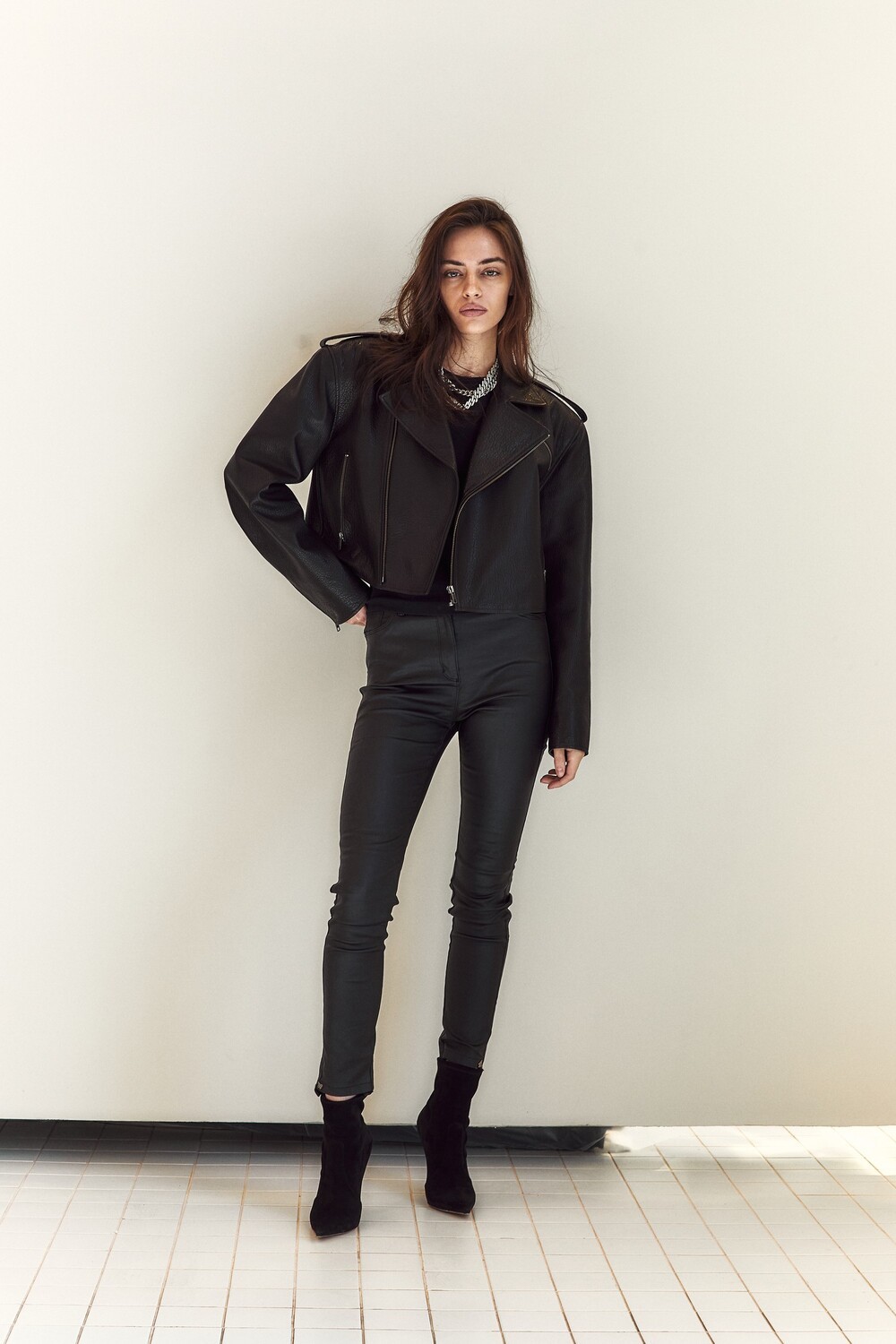 Genuine leather jacket