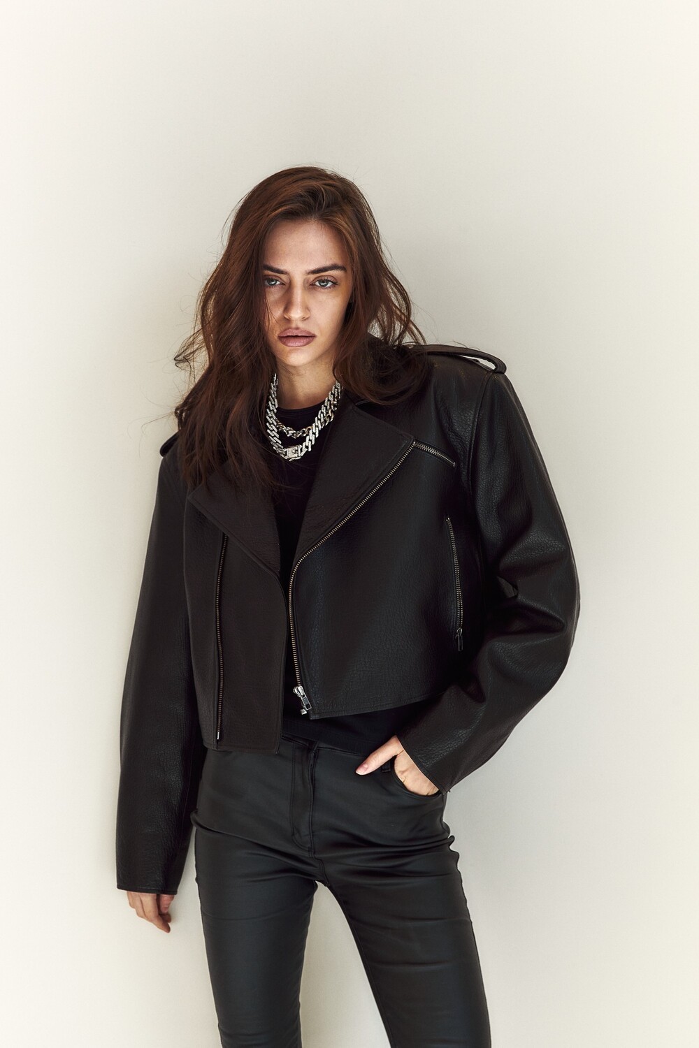 Genuine leather jacket