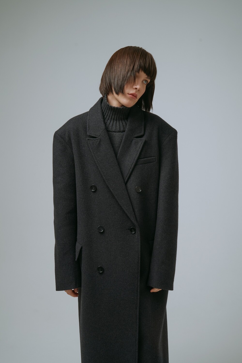 Grandfather's coat in color graphite