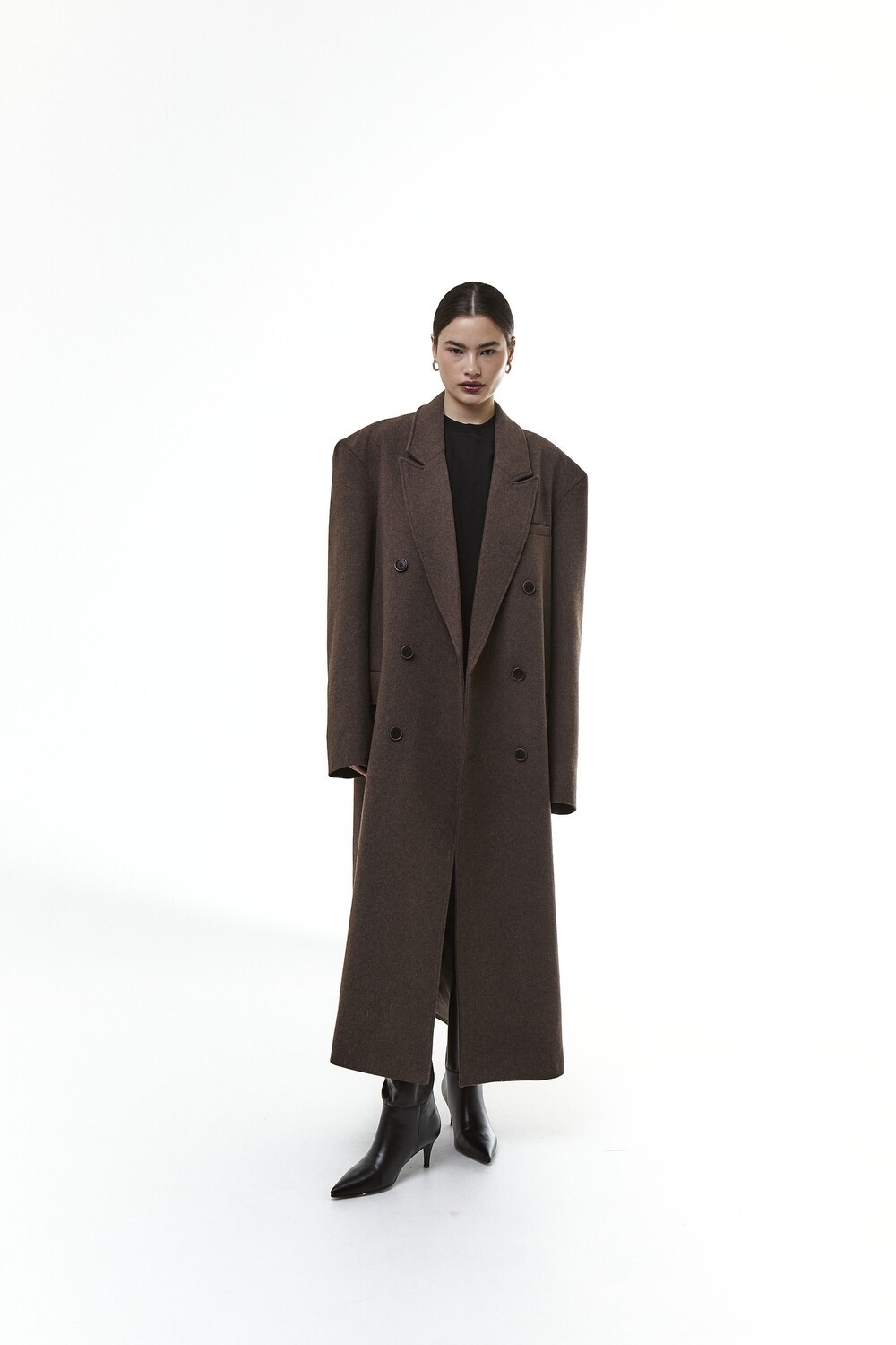 Grandfather's coat in tobacco color