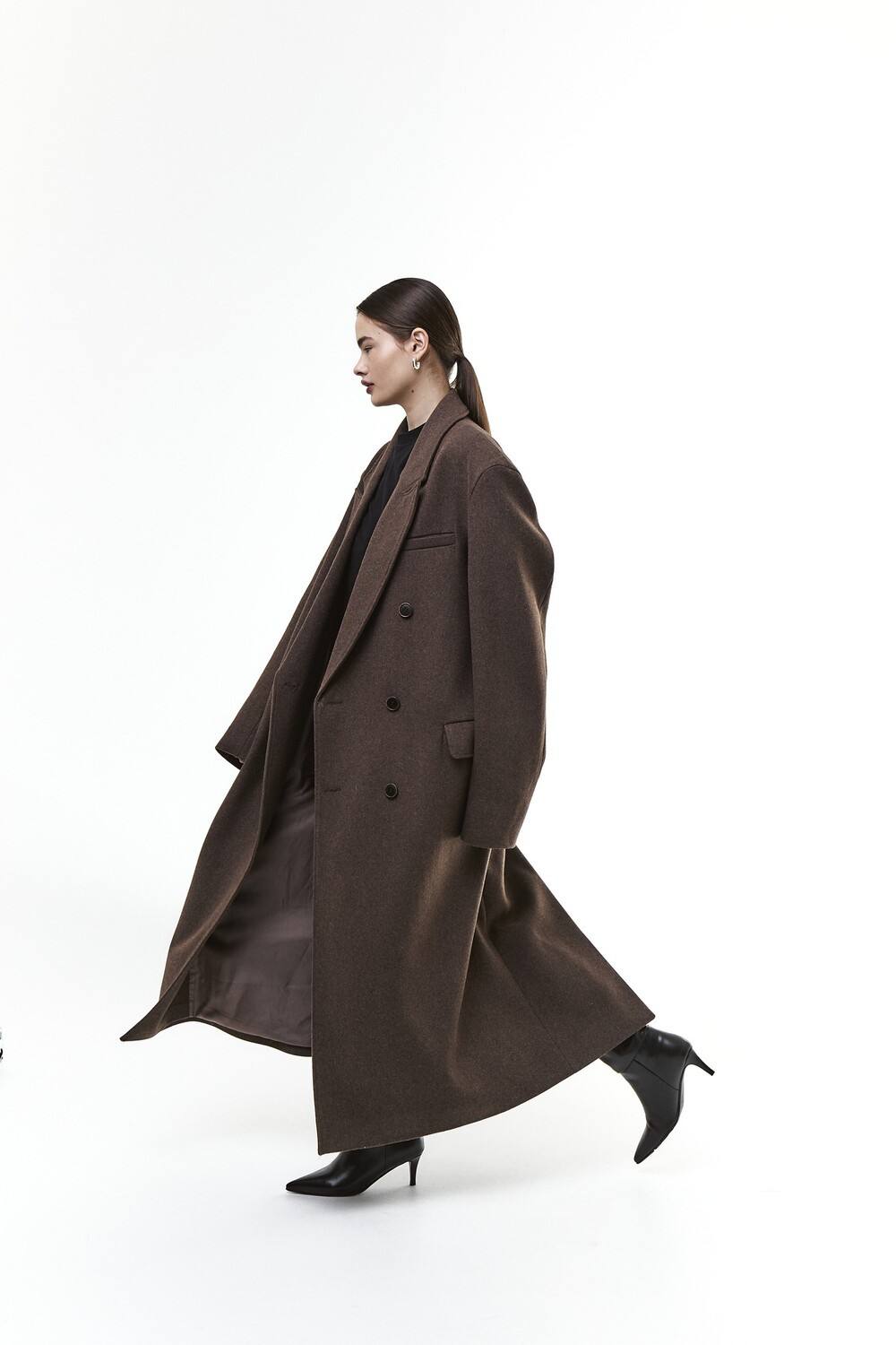 Grandfather's coat in tobacco color