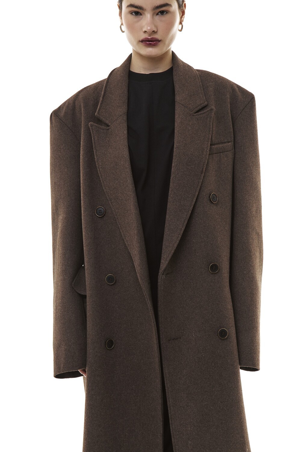 Grandfather's coat in tobacco color