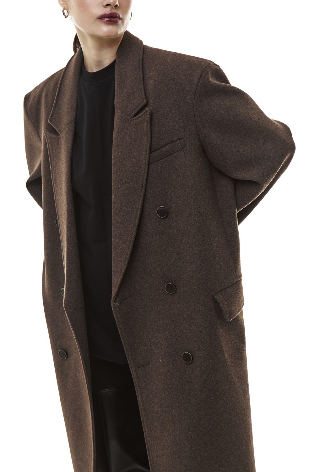 Grandfather's coat in tobacco color