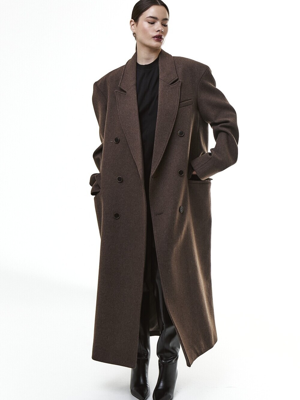 Grandfather's coat in tobacco color