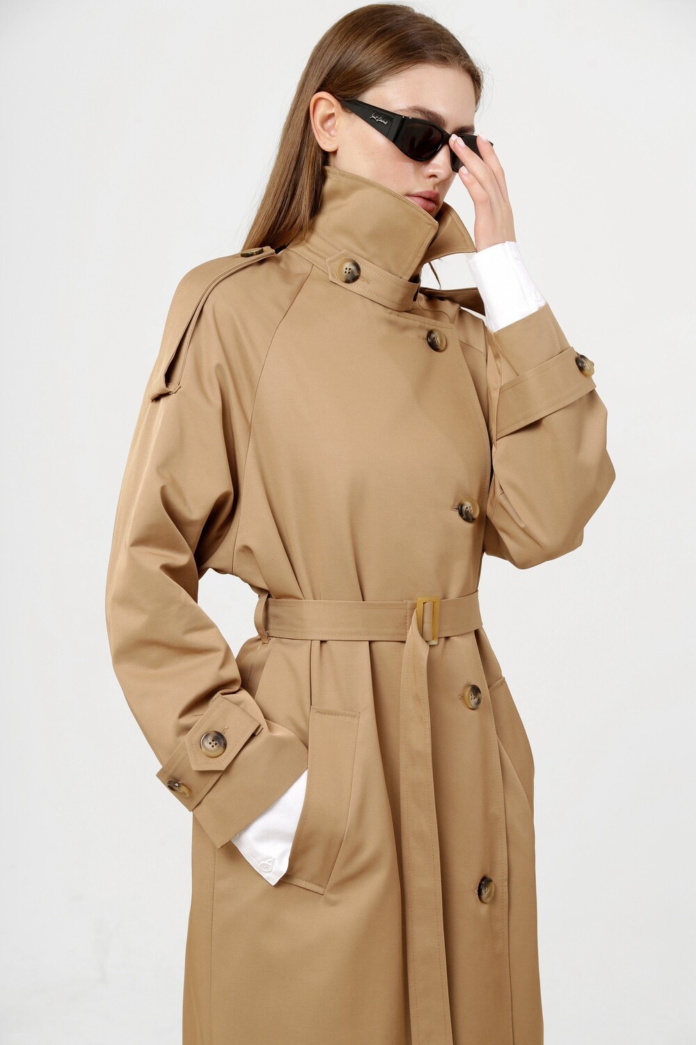 Single-breasted raincoat