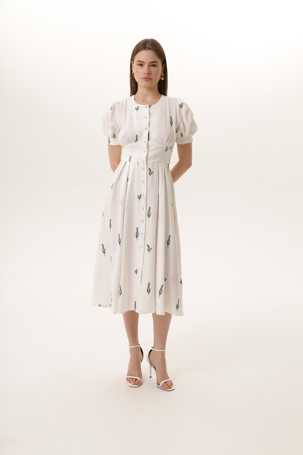 Dress with embroidery