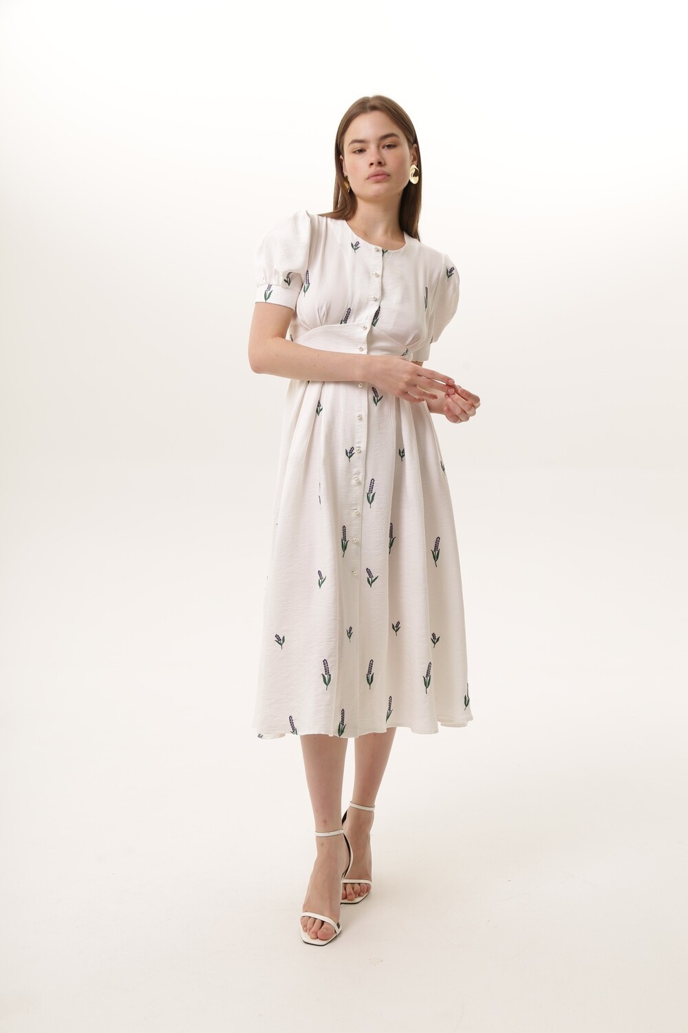 Dress with embroidery