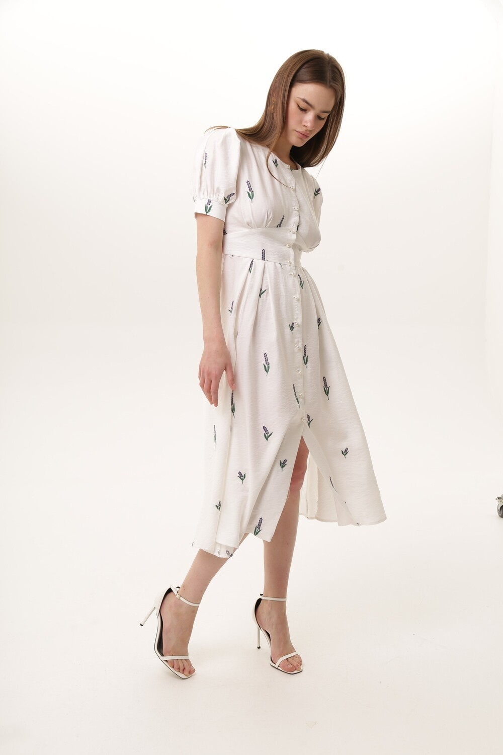 Dress with embroidery