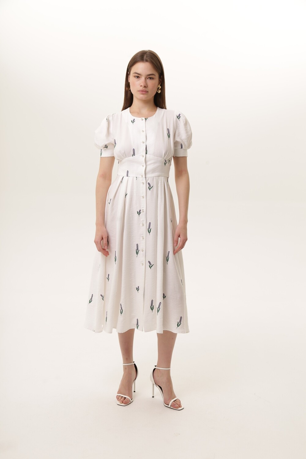 Dress with embroidery