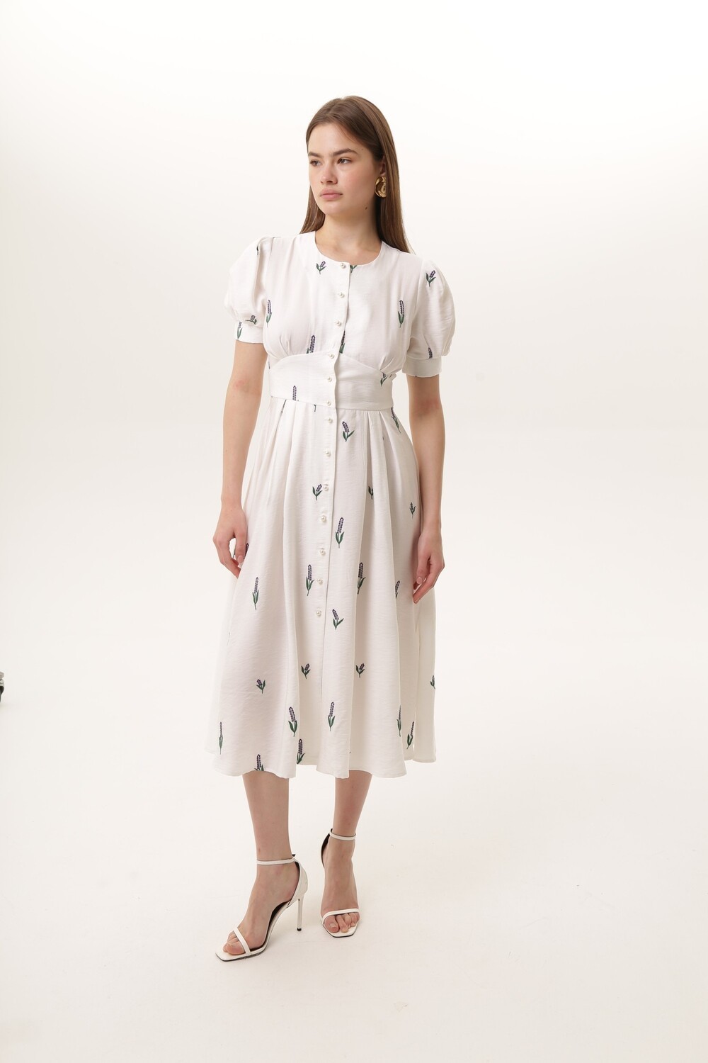 Dress with embroidery