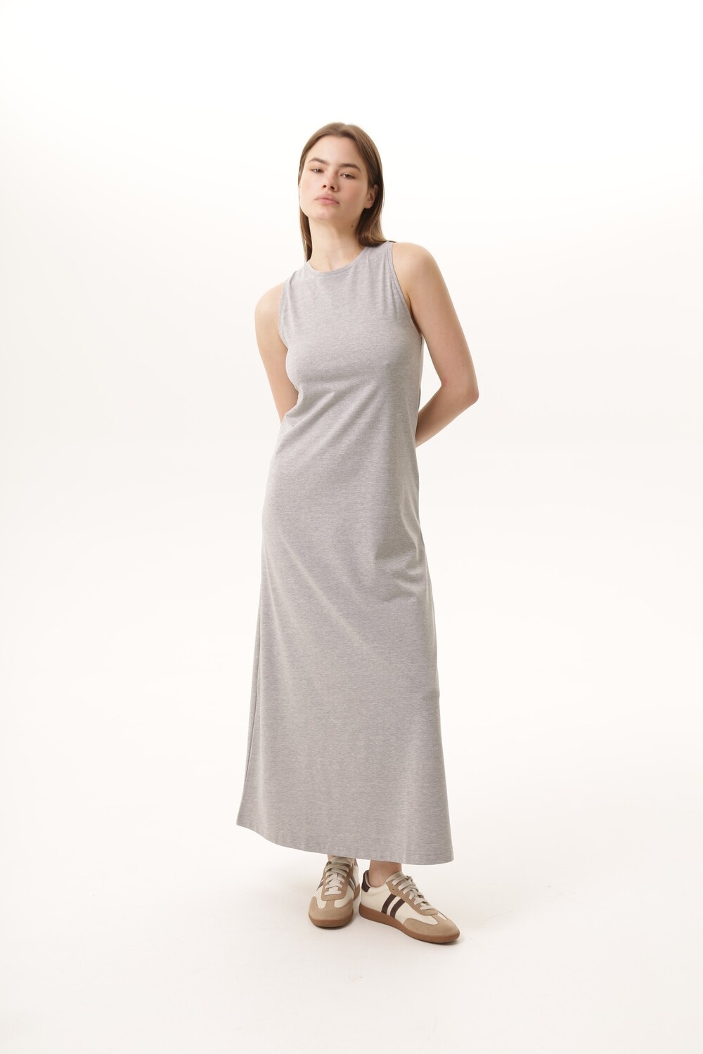 Gray T-shirt dress