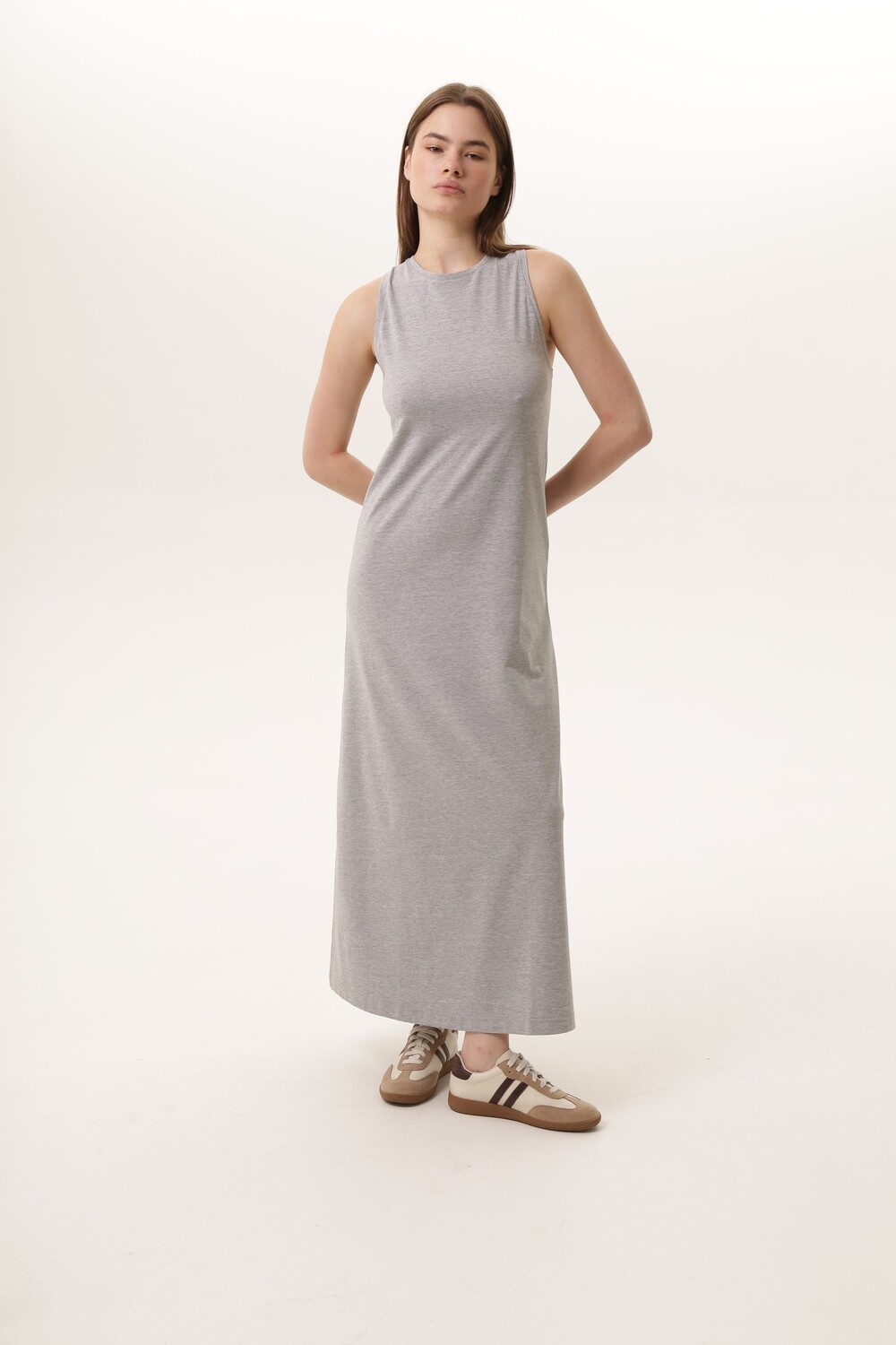 Gray T-shirt dress