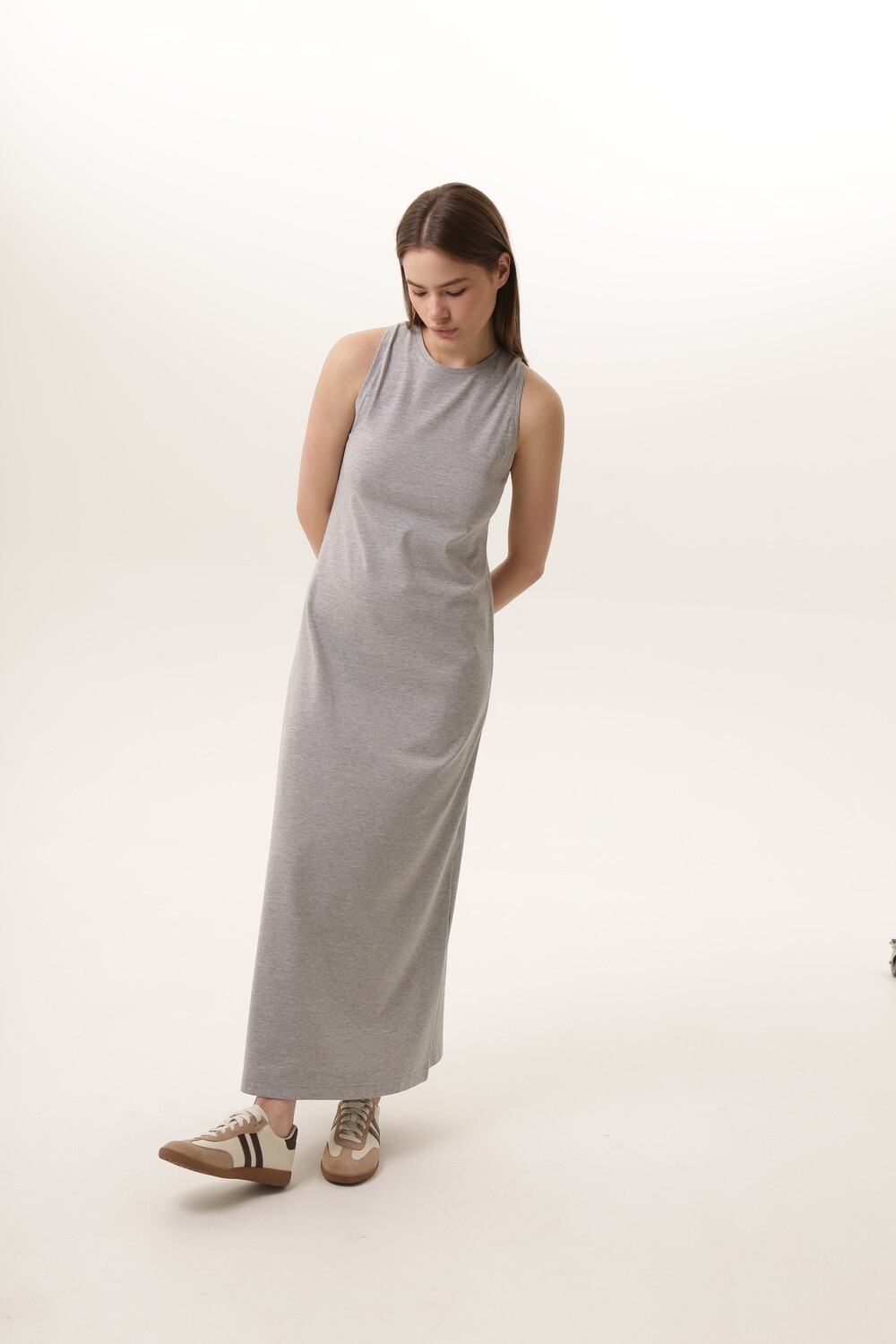Gray T-shirt dress