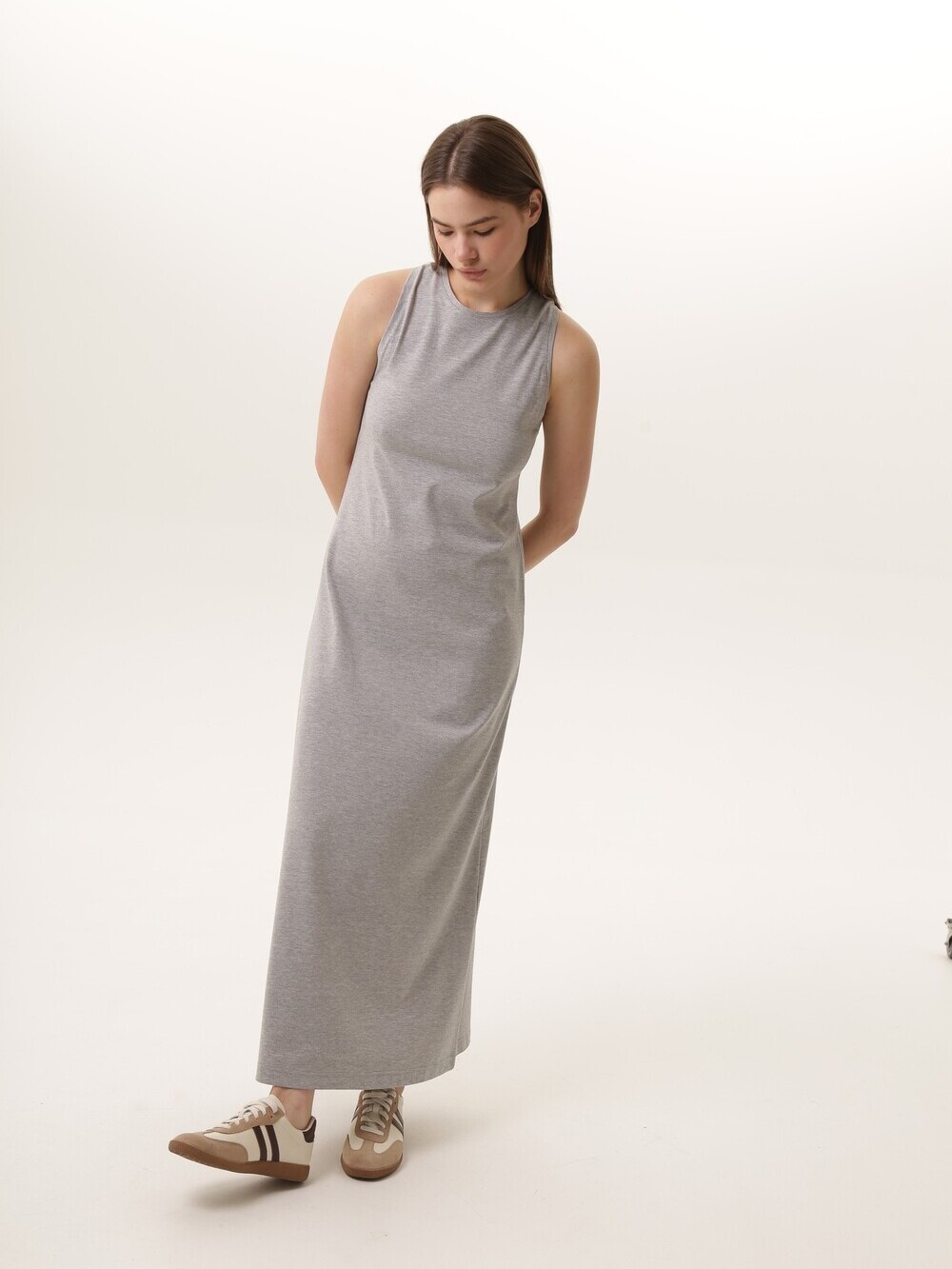 Gray T-shirt dress