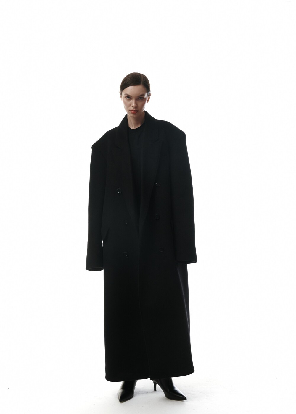 Grandfather's coat black