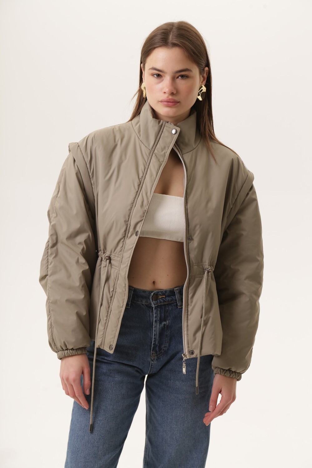 Muscovite jacket in olive color
