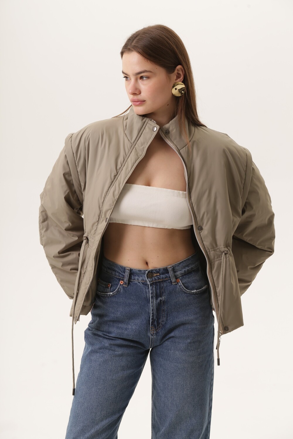 Muscovite jacket in olive color