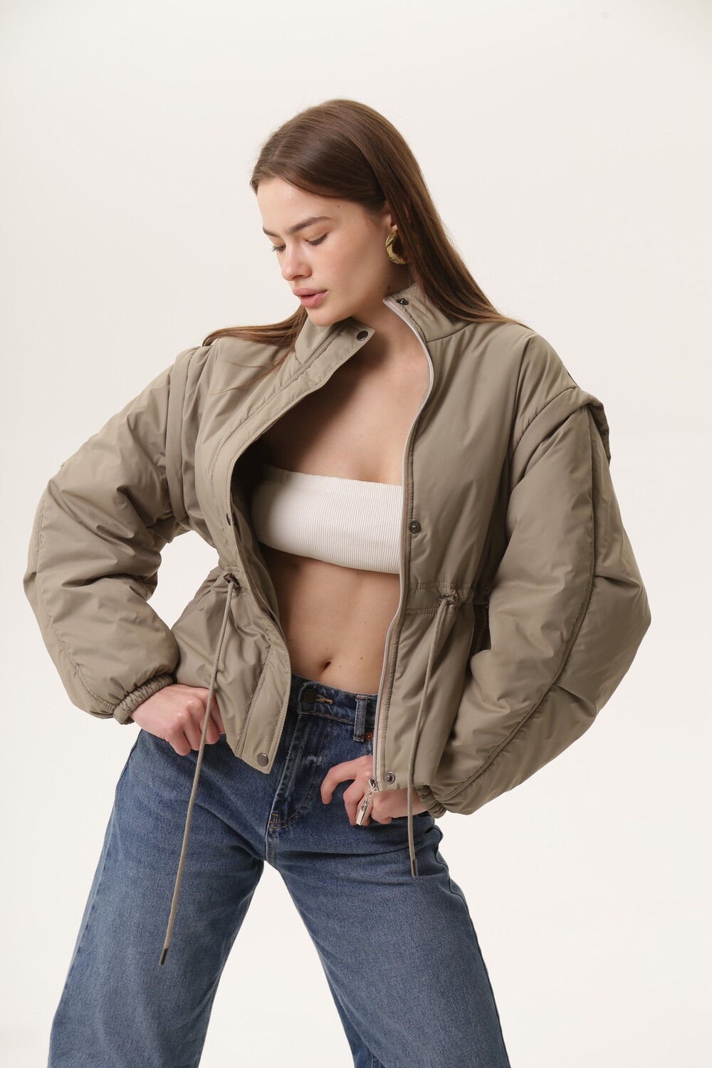 Muscovite jacket in olive color