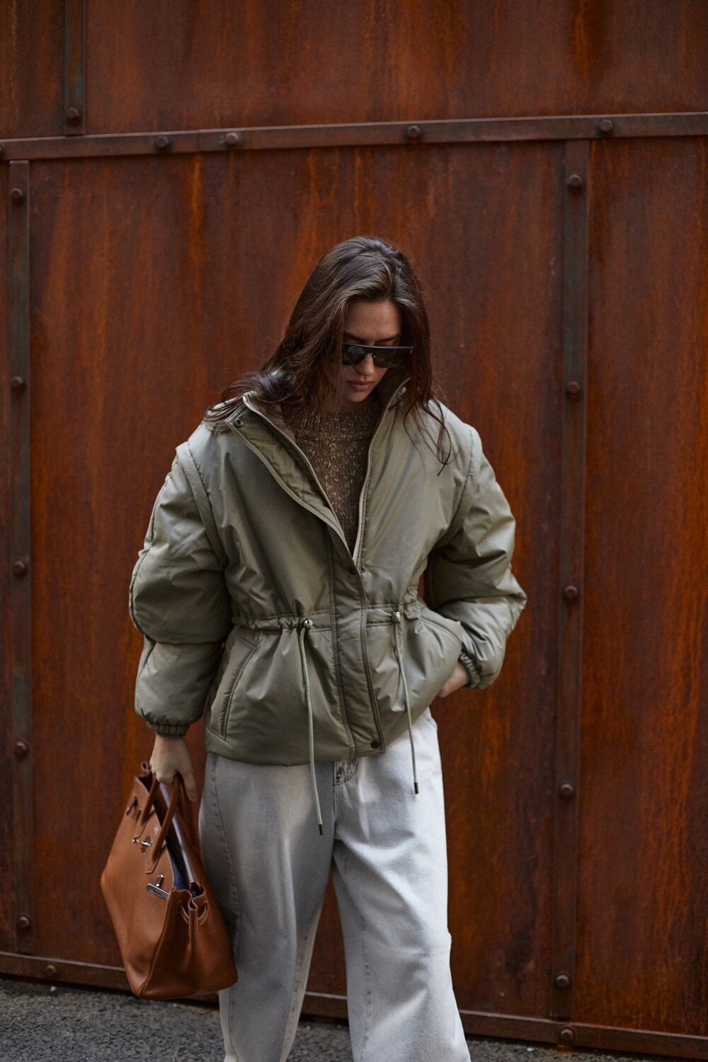 Muscovite jacket in olive color