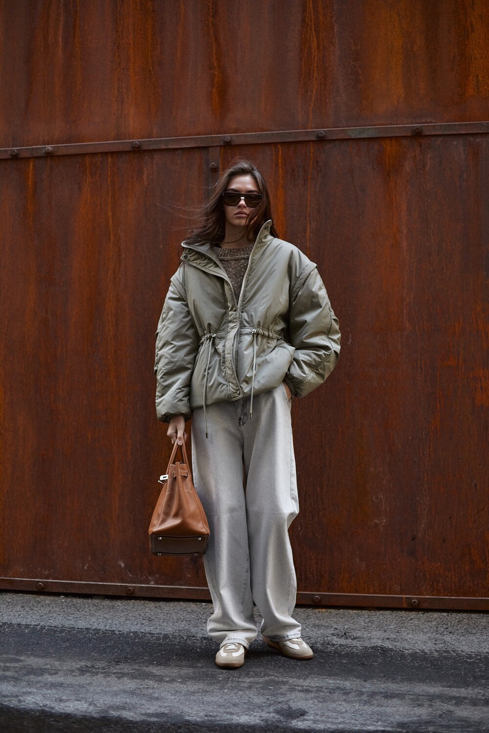 Muscovite jacket in olive color