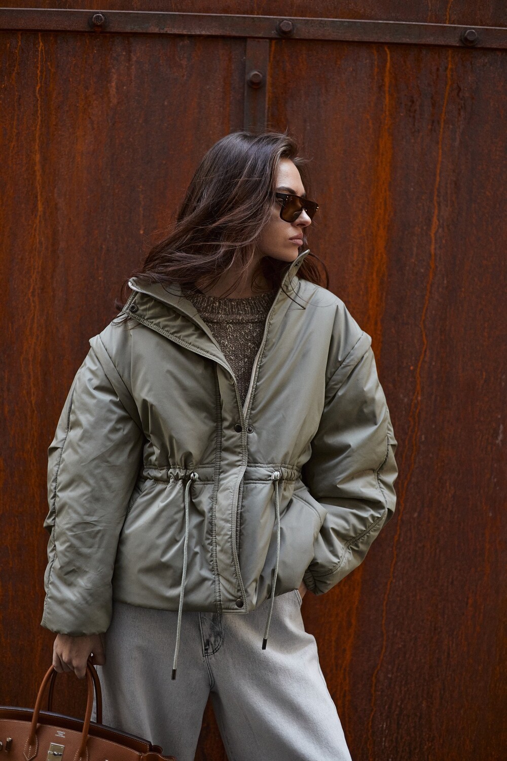 Muscovite jacket in olive color
