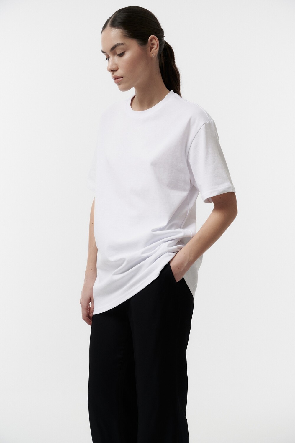 Basic white T-shirt
