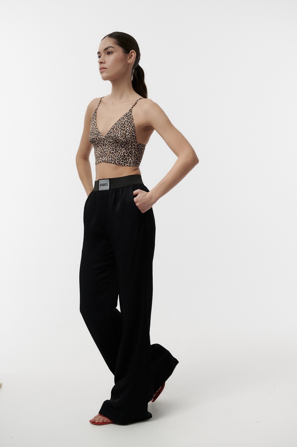 Italian viscose trousers