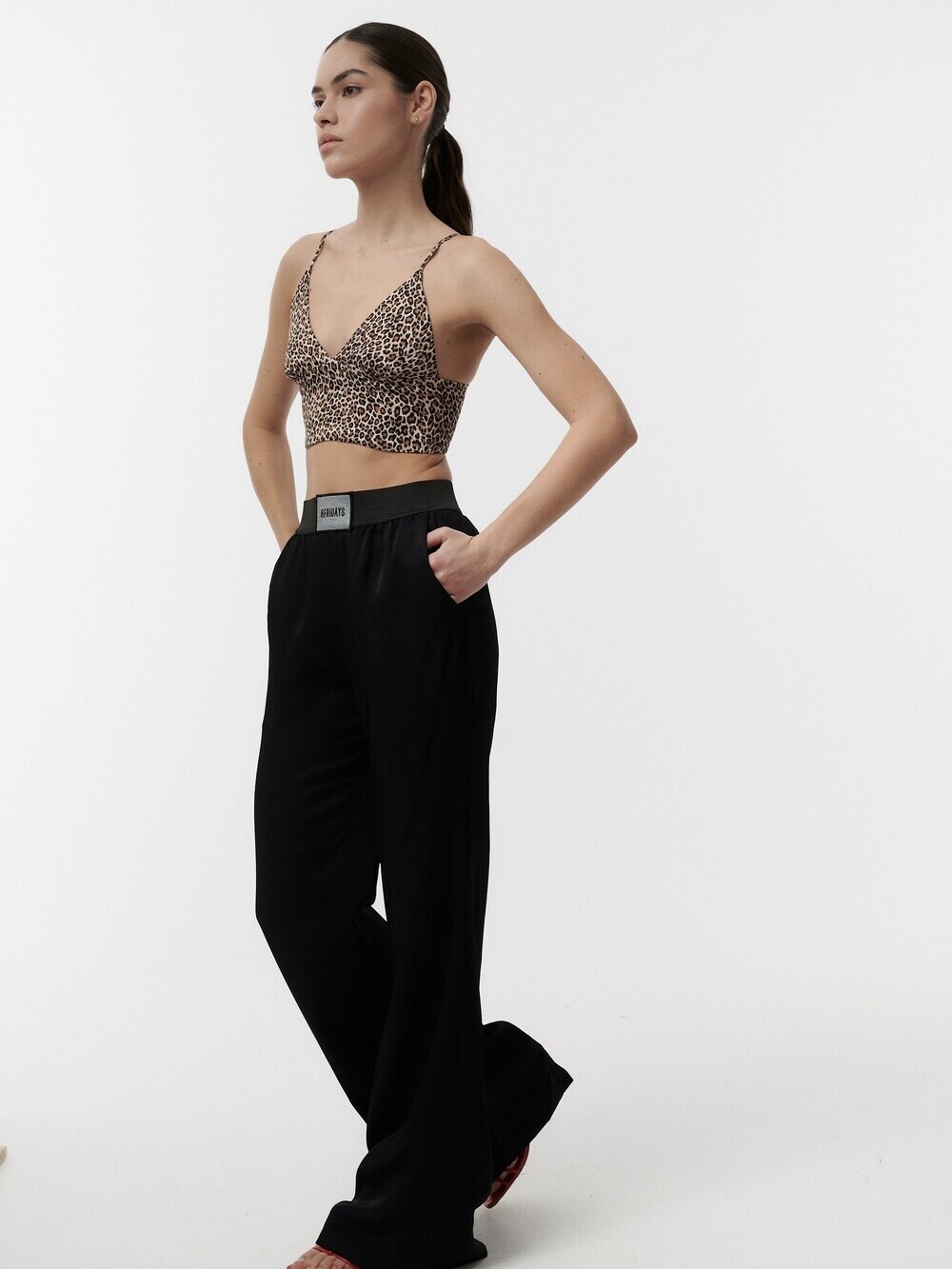 Italian viscose trousers