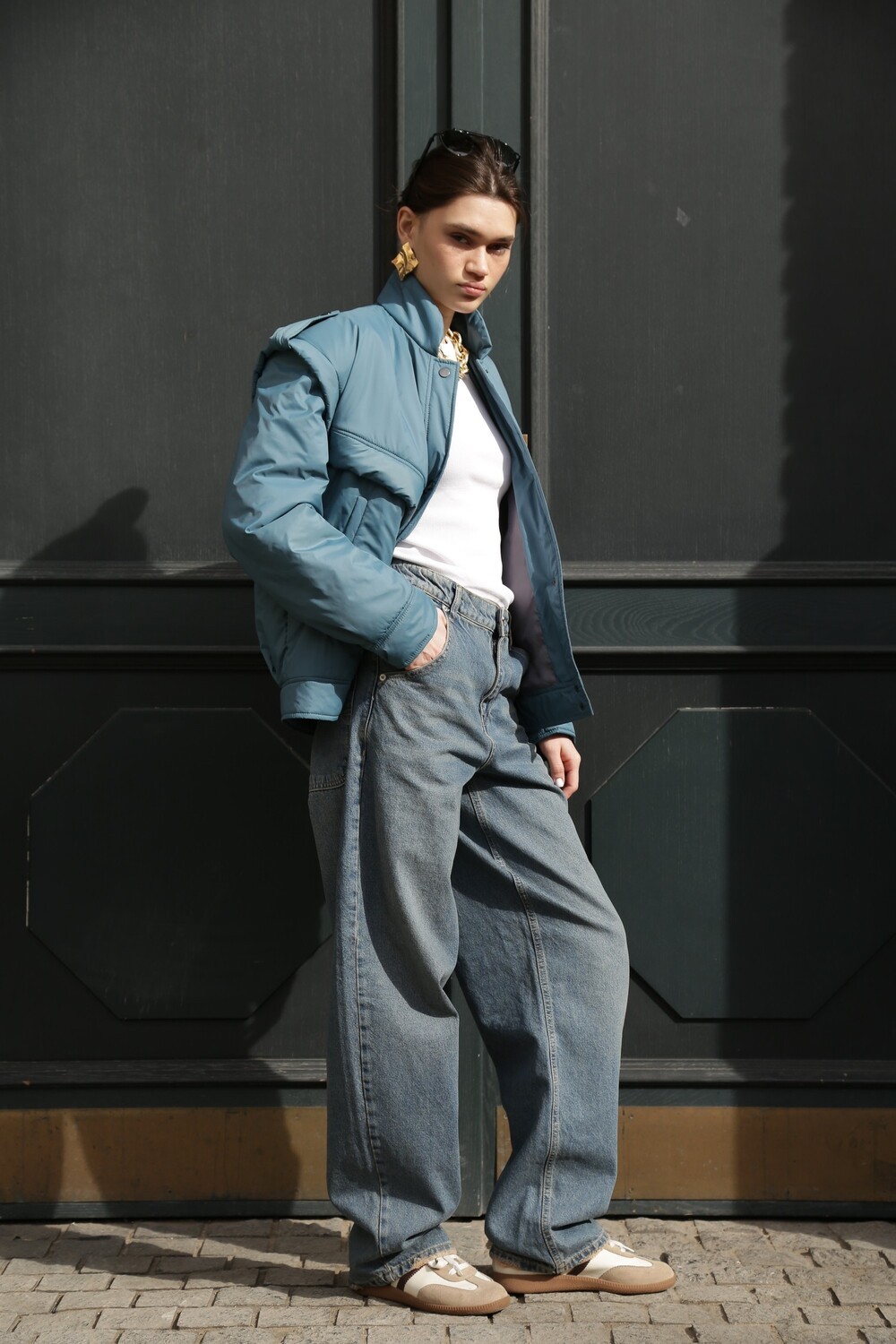 Jacket vintage azure