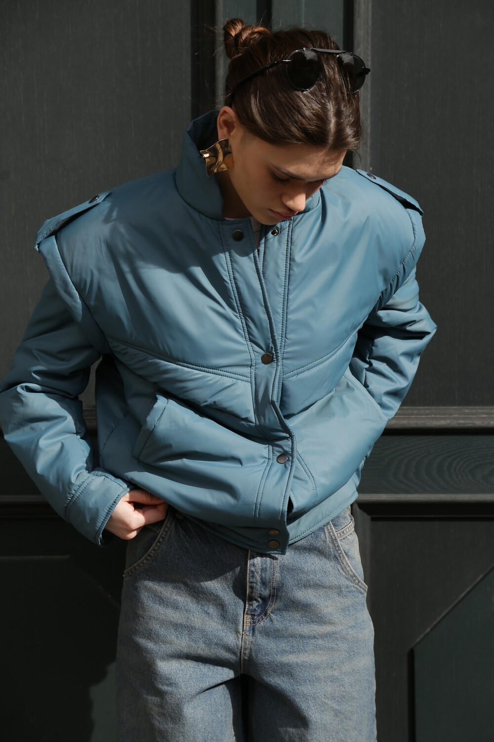 Jacket vintage azure